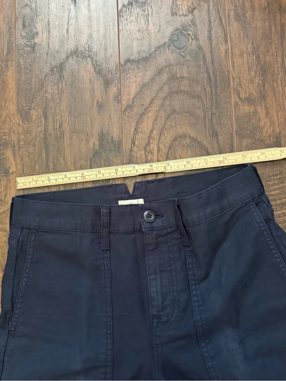 J. Crew Size 26T Navy Garment-Dyed Cargo Pant in Chino Twill Pants